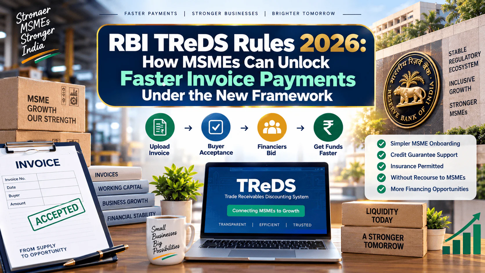 RBI TReDS Rules 2026 – Faster Invoice Payments for MSMEs
